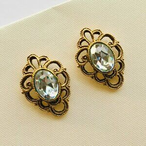 Vintage Antique Gold Filigree Earrings